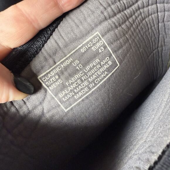 Mens Black Bogs Classic High Boots Sz 10 Pre Owned - Picture 6 of 7